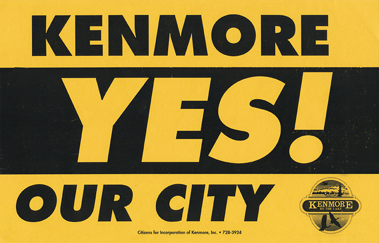 Kenmore YES Sign
